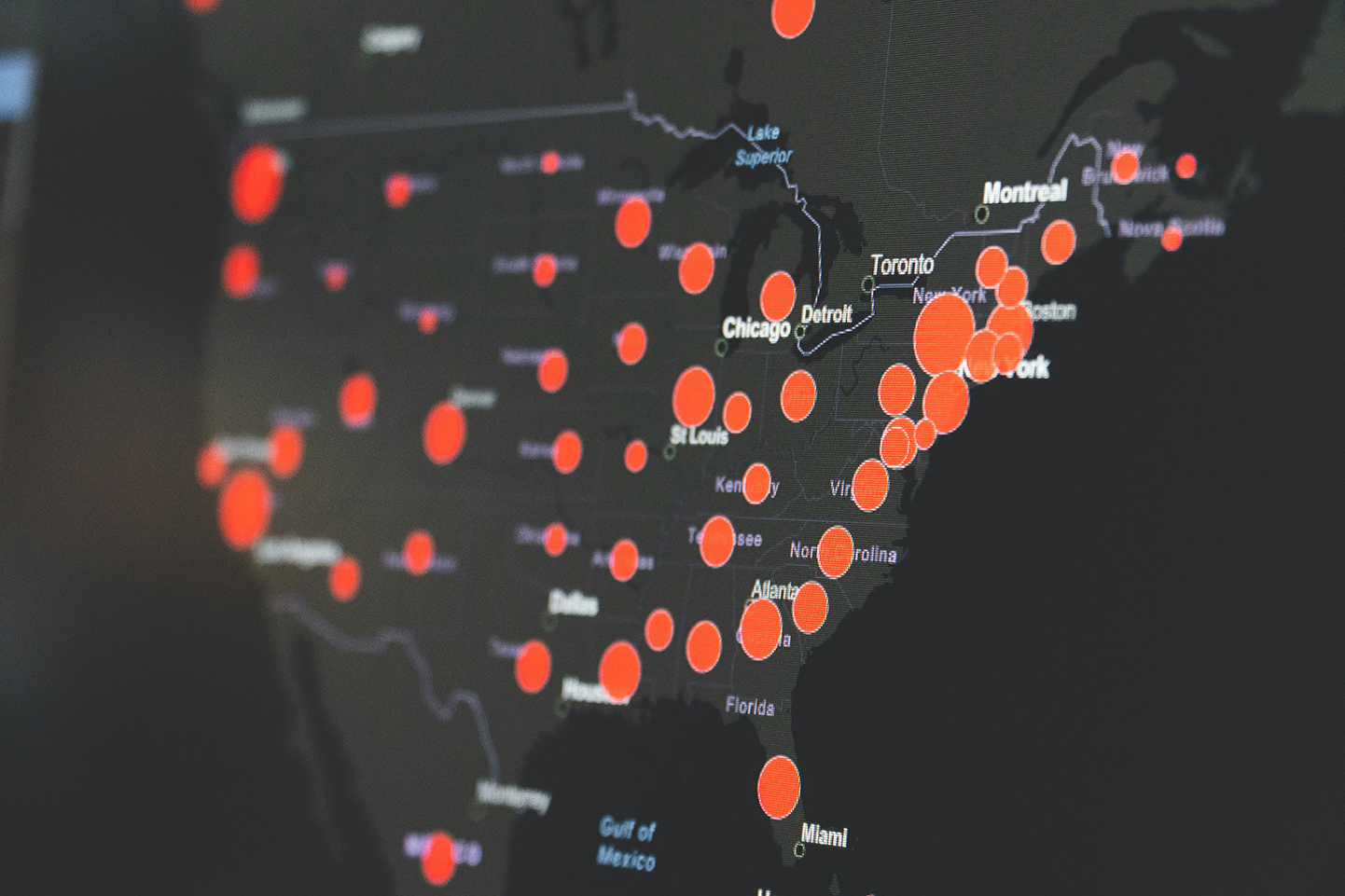 Shipment route visualization Shipment route visualization