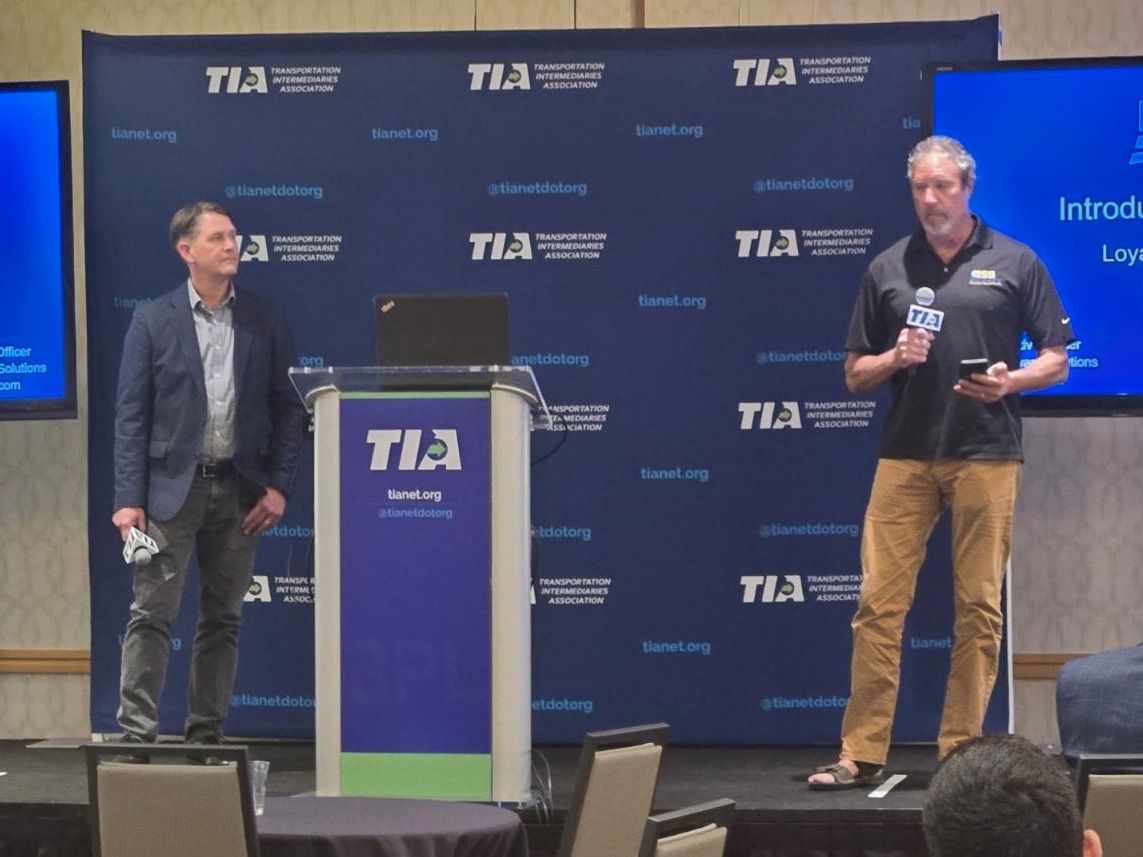 Josh Asbury and Joe McAlpin presenting at the TIA 2024 Capital Ideas Conference.