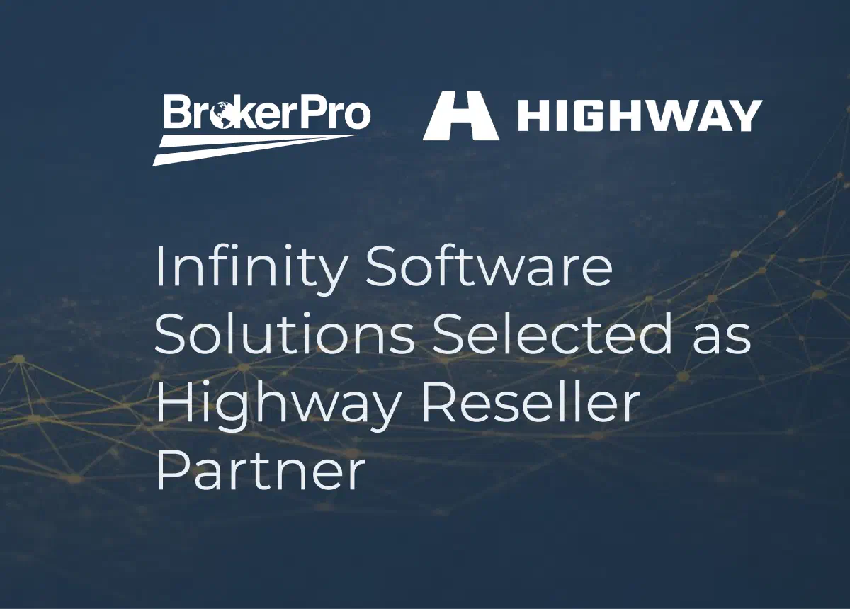 Infinity Software Solutions and Highway reseller partner announcement Infinity Software Solutions and Highway reseller partner announcement