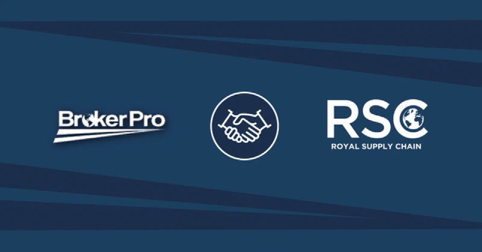 A graphic showing the BrokerPro and Royal Supply Chain logos. A graphic showing the BrokerPro and Royal Supply Chain logos.